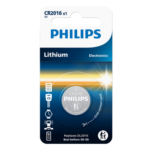 Philips akkumulátor CR2016 3 V