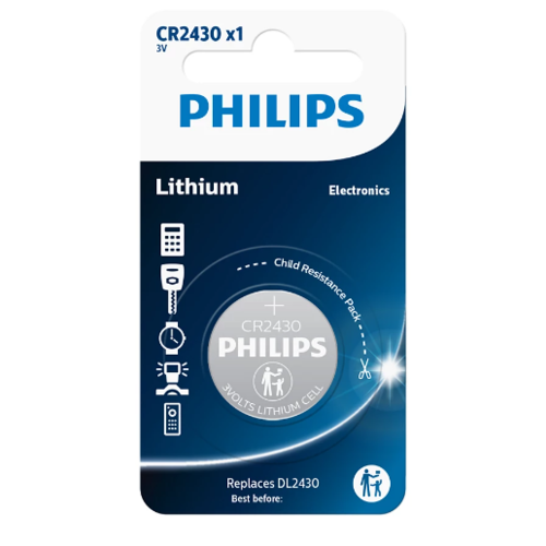 Philips akkumulátor CR2430 3 V