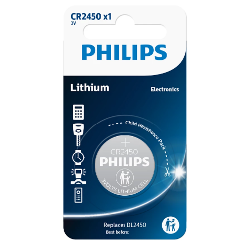 Philips akkumulátor CR2450 3 V