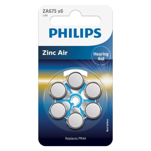 Philips hallókészülék akkumulátor ZA675 1