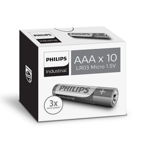 Philips ipari AAA ultra-alkalikus elemek