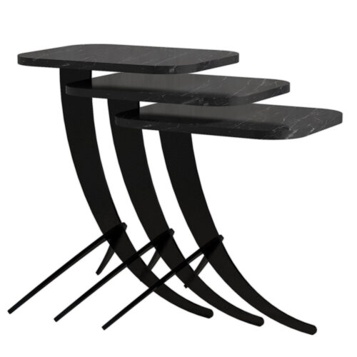Pion Black Marble tárolóasztal