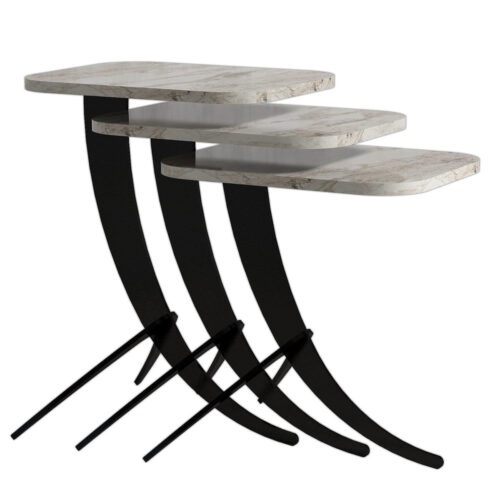 Pion White Marble tárolóasztal