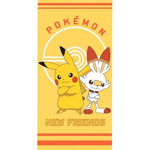 Pokémon Pikachu és Scorbunny gyerek törölköző