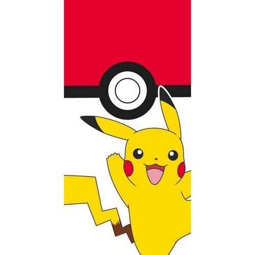 Pokémon Pokéball és Pikachu gyerek törölköző