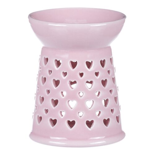 Porcelán aromaterápiás lámpa rózsaszín