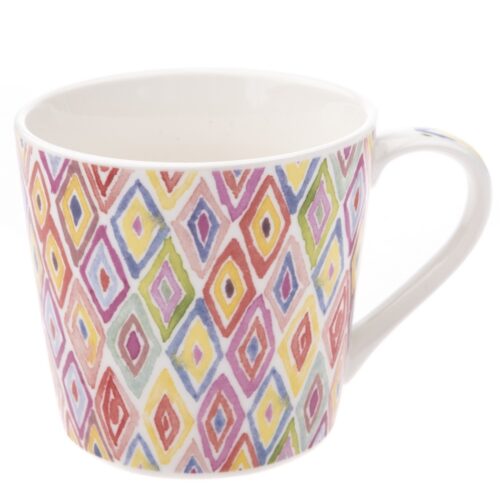 Porcelán bögre Rhombus