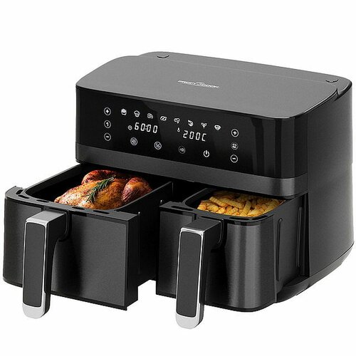 ProfiCook FR 1295 H dupla forrólevegős fritőz