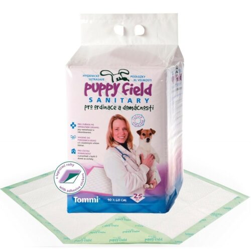 Puppy Field egészségügyi betétek kutyáknakEgészségügyi betétek 25 db