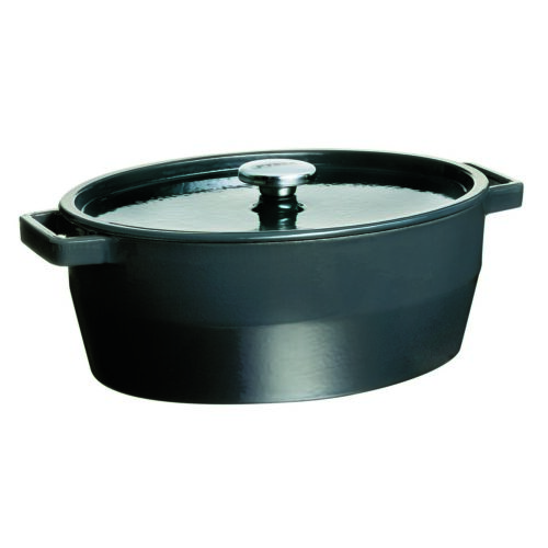 Pyrex öntöttvas lábas fedővel