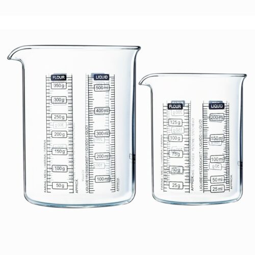Pyrex üveg mérőpohár készlet 2 db
