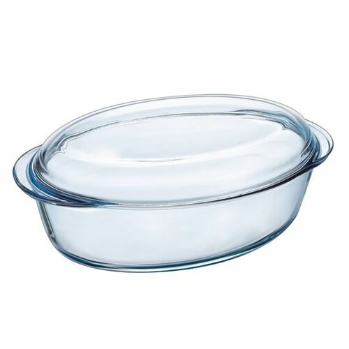 Pyrex üveg sütőtál fedővel