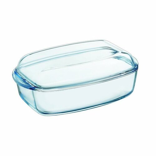 Pyrex üveg sütőtál fedővel