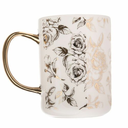 Roses porcelán bögre
