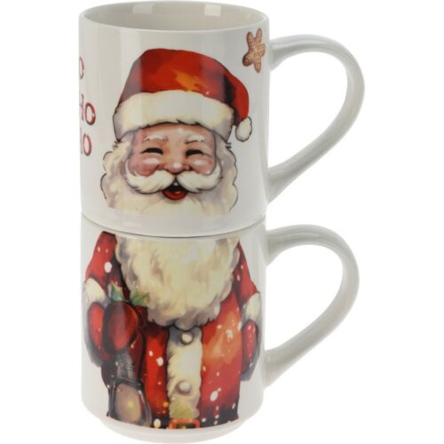 Santa 2 db-os bögrés szett