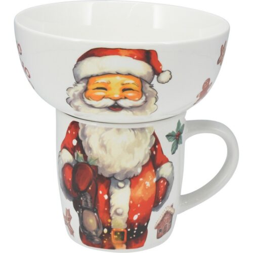 Santa reggeliző szett