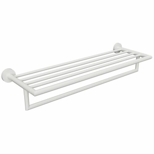 Sapho XR421W X-Round White törülközőtartórúddal 55 x 26