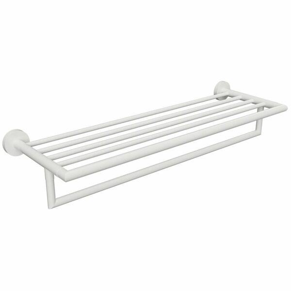 Sapho XR421W X-Round White törülközőtartórúddal 55 x 26