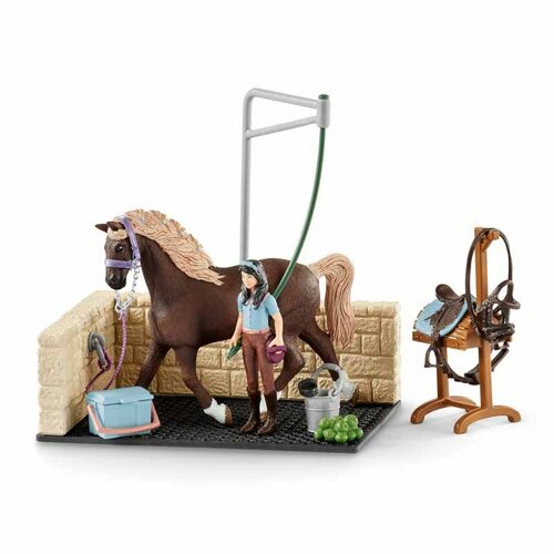 Schleich  Autómosó klub tartozékokkal