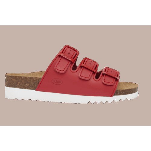 Scholl  Rio Wedge AD papucs piros