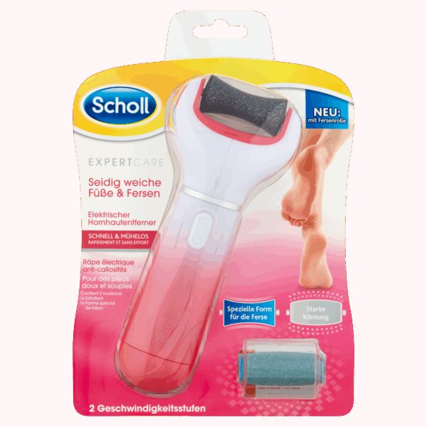 Scholl elektromos lábreszelő + 2 Velvet forgófej