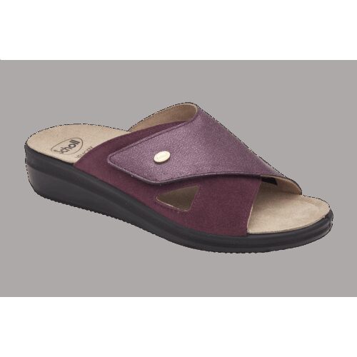 Scholl papucs Antonia Cross bordó