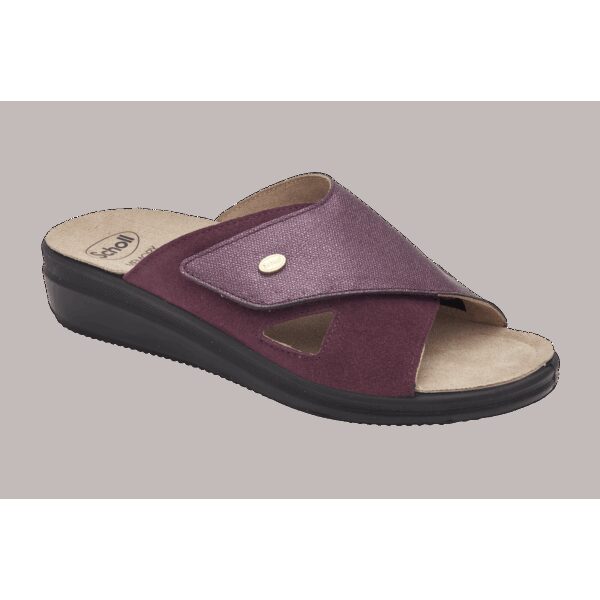 Scholl papucs Antonia Cross bordó