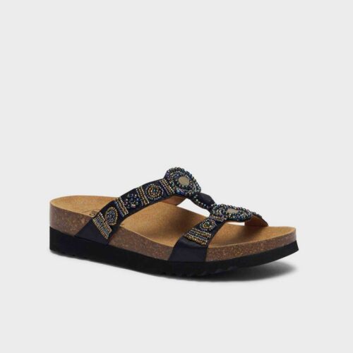 Scholl papucs New Bogotà Wedge fekete