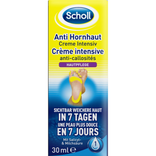 Scholl puhító krém a kemény talpbőrre