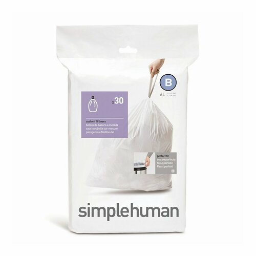 Simplehuman B szemeteszsák 6 l