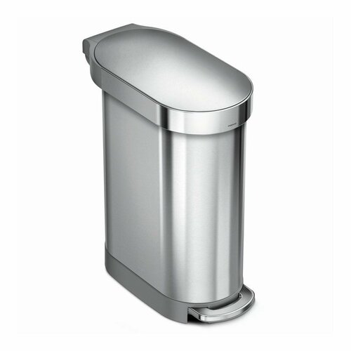 Simplehuman pedálos szemetes Slim 45 l