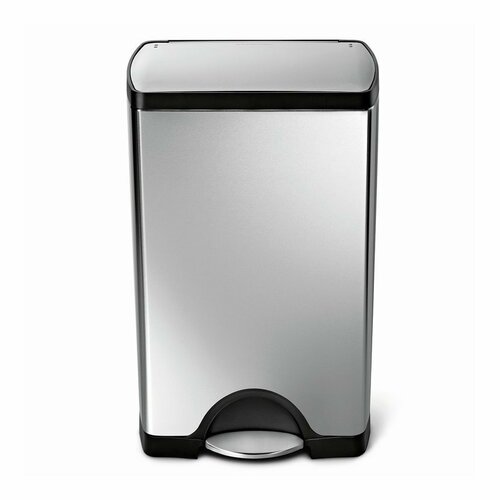 Simplehuman téglalap alakú pedálos szemetes 38 L