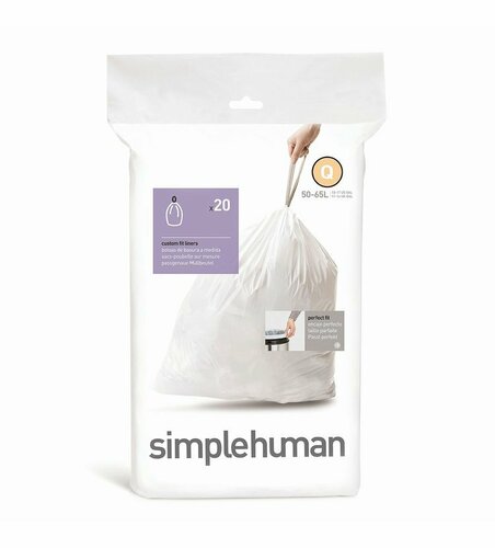Simplehuman zsák szemeteskosárba Q 50-65 l
