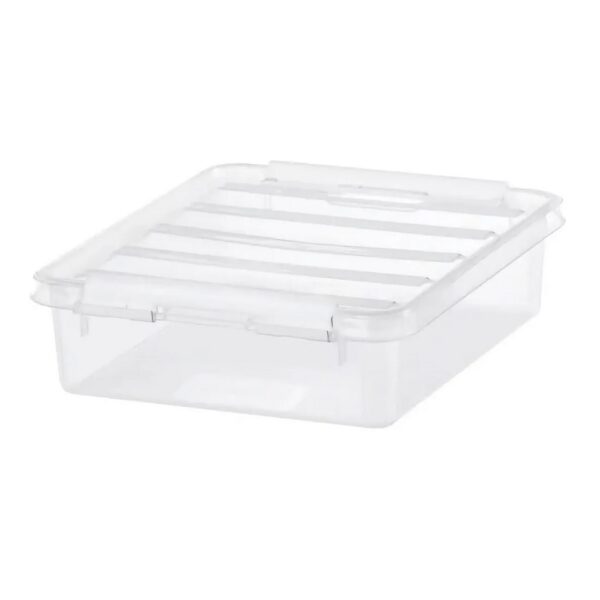 SmartStore Classic tárolódoboz fehér klipszekkel