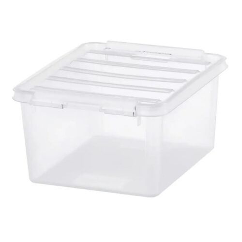 SmartStore Classic tárolódoboz fehér klipszekkel
