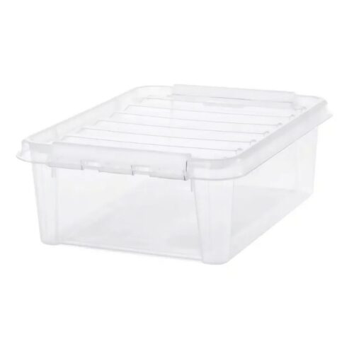 SmartStore Classic tárolódoboz fehér klipszekkel