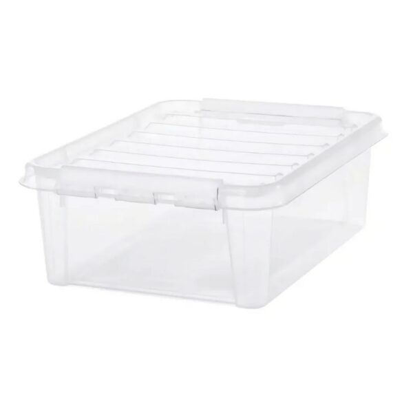 SmartStore Classic tárolódoboz fehér klipszekkel