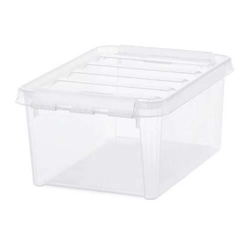 SmartStore Classic tárolódoboz fehér klipszekkel