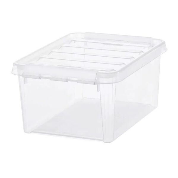 SmartStore Classic tárolódoboz fehér klipszekkel