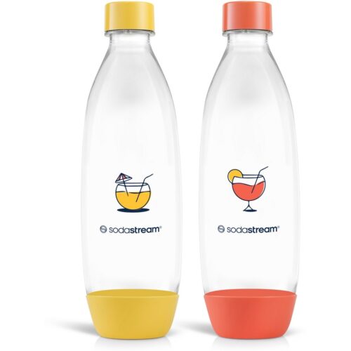 Sodastream Fuse Orange/Yellow palack 2x 1 l