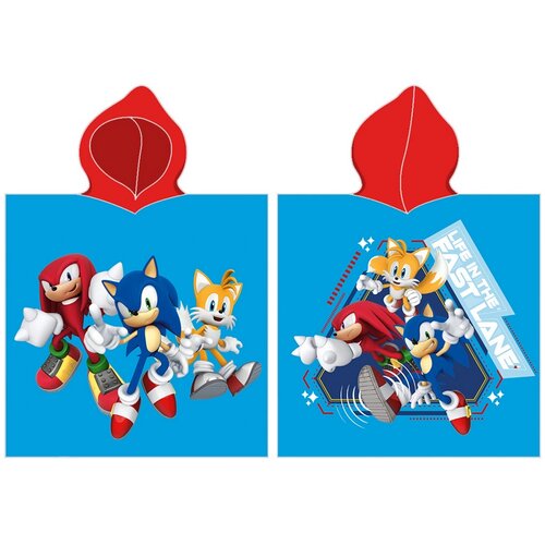 Sonic the Hedgehog and Friends gyerek poncsó
