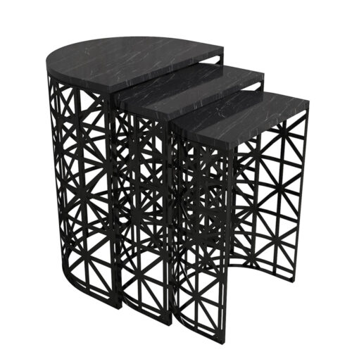 Stil Black Marble kisasztal szett