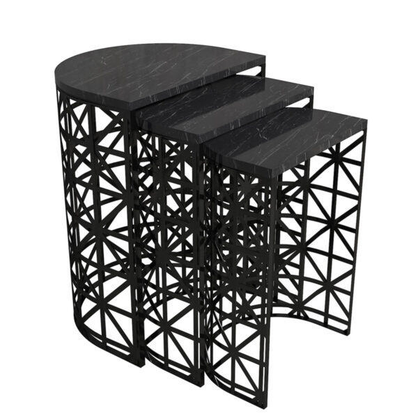 Stil Black Marble kisasztal szett