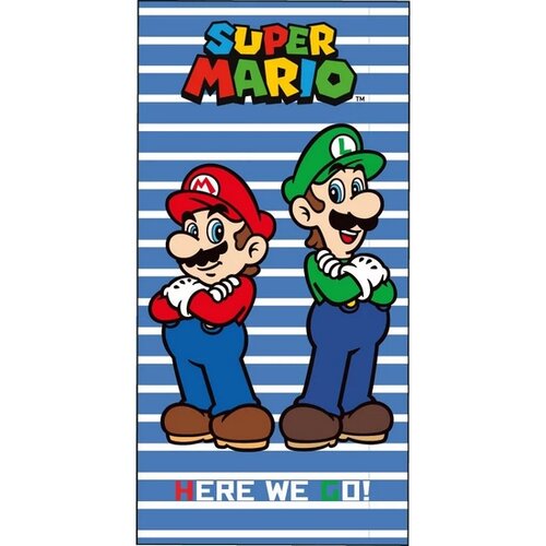 Super Mario és Luigi gyerek törölköző