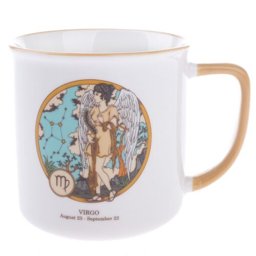 Szűz csillagjegy porcelán bögre