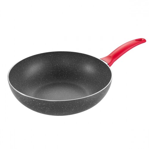 Tescoma Wok Manico Rosso 28 cm