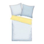 Tom Tailor  Light Lemon - Sky blue perkál ágyneműhuzat