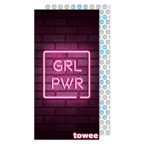 Towee GIRL PWR gyorsan száradó törölköző