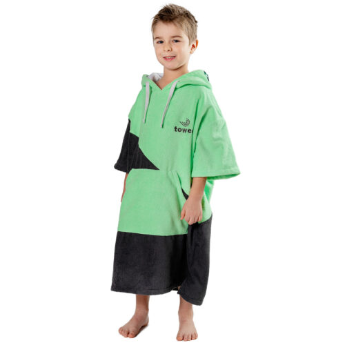 Towee Surf Double gyerek poncsó zöld