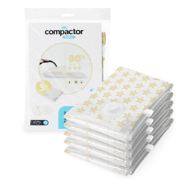 Vákuumtároló zsákok tömörítő készlete Compress LVanilla 100 l